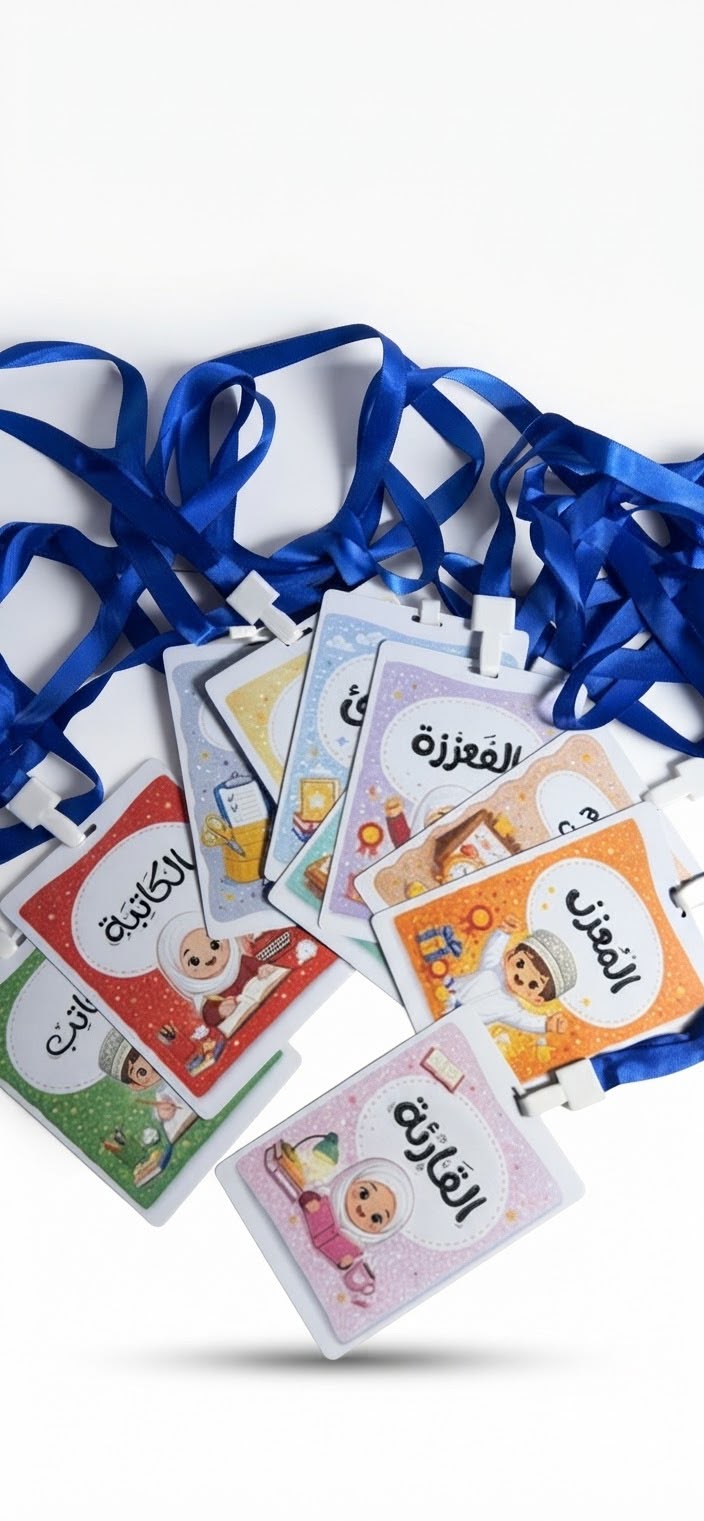 بطاقات التعزيز مع الحبل